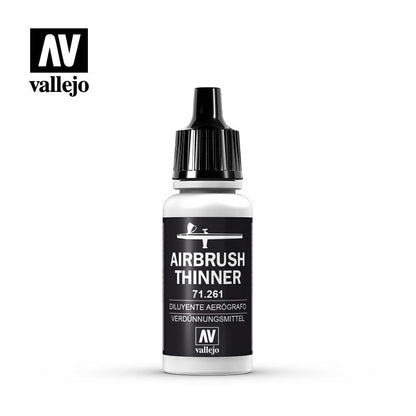 VALLEJO AUXILIARIES THINNER & VARNISH & MEDIUM Safe Pre-thinned Acrylic Hobby Paint 17ML for Hand Brushing & Airbrushing