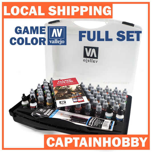VALLEJO GAME COLOR 72.172 FULL COMPLETE SET 72.001-72.510 Safe Pre-thinned Water-based Hobby Paint for  Figure