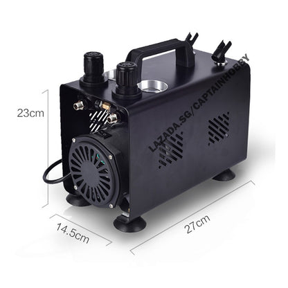 Pro modeler Airbrushing Compressor Kits W/ Airbrush 1.8M Hose and 1L Tank for Painting Gundam Gunpla and Scale Model