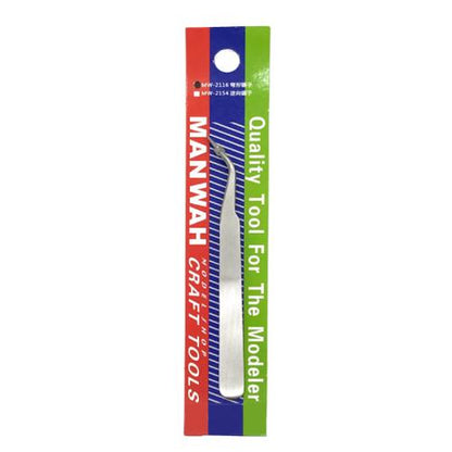 Hobby Precision Tweezers -Curved/ Flat/ Ultra Fine Types twizzer by Manwah for tamiya gundam scale model