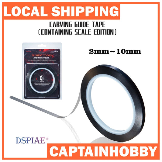 DSPIAE CG Series Carving Guide Tape for Gunpla and Hobby Scale Models from Bandai Tamiya Fujimi Trumpeter
