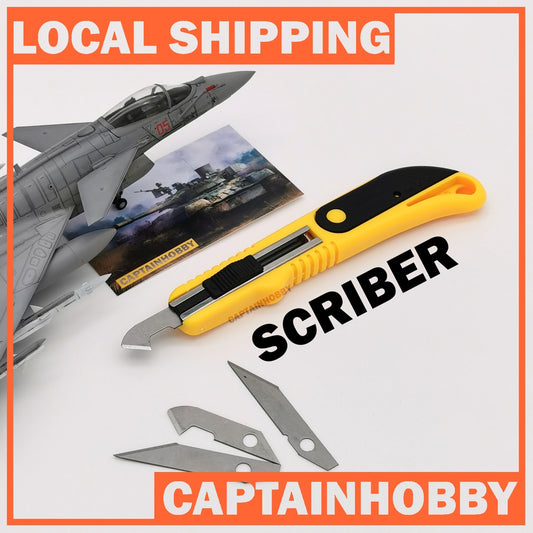 Plastic Scriber Panel Line Engraver Hobby Tool by Manwah for Gunpla Gundam Tamiya Scale Model   making