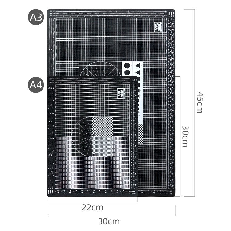 Mr Hobby Mr CUTTING MAT A3 A4 SIZE for Gundam Gunpla and Hobby Scale Model