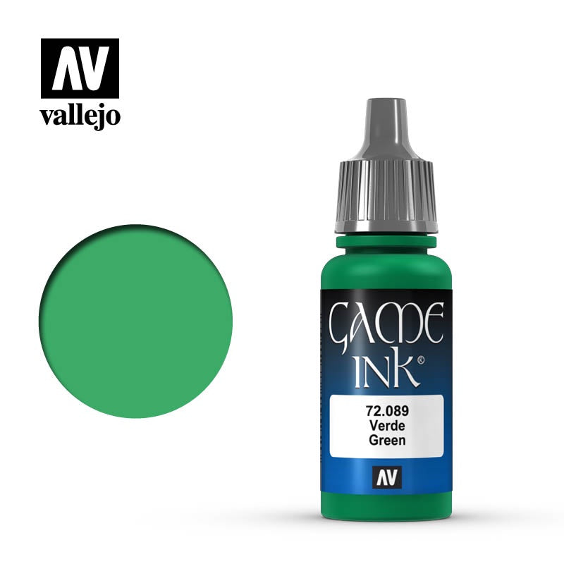 VALLEJO GAME COLOR/INK V 72.089-72.106 Safe Pre-thinned Ready-to-spray Water-based Hobby Paint 17ML for  Figure