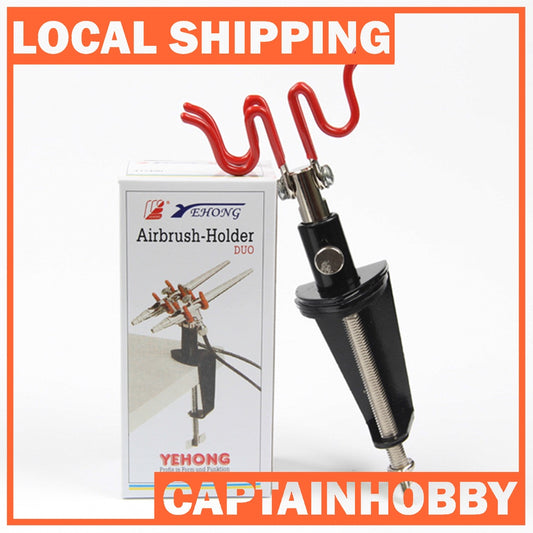 Desktop Airbrush Holder Compatible with Tamiya GSI Mr.Hobby Iwata Airbrushes