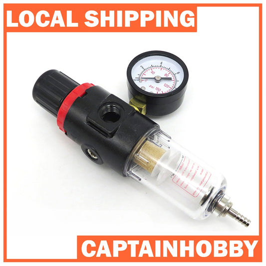 Pro Regular/ Moisture Trap and Regulator Replacement for Airbrush Compressors AF182/ AF186/ AS196