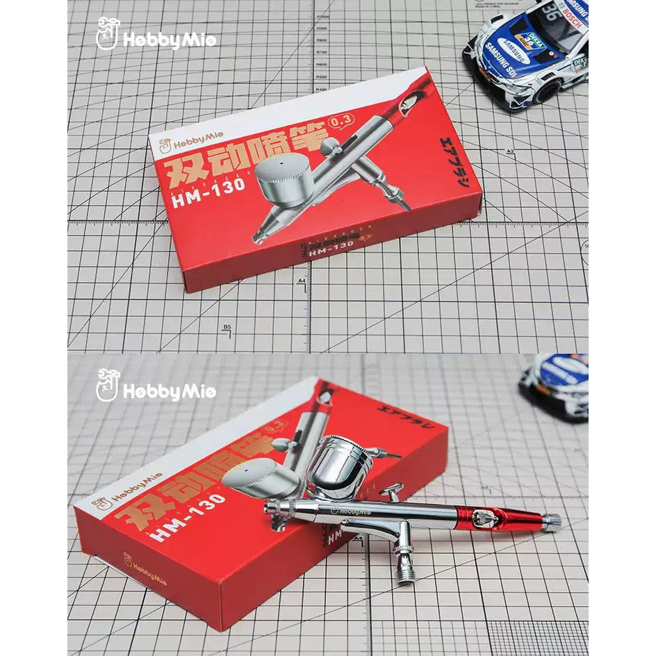Professional Hobby Airbrush 0.3MM Double Actions by HobbyMio for Gundam Gunpla  and Scale Models