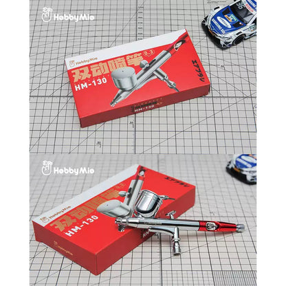 Professional Hobby Airbrush 0.3MM Double Actions by HobbyMio for Gundam Gunpla  and Scale Models