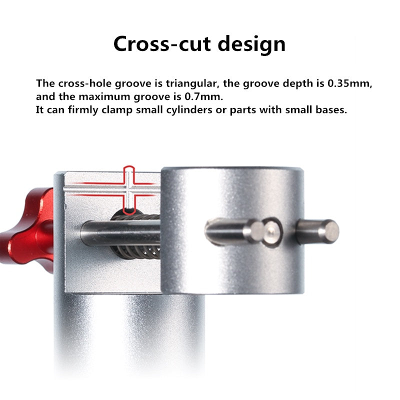 Aluminum Alloy Hand-held Mini Vise by DSPIAE for hand painting brushing desktop game miniture   DSP AT-HV