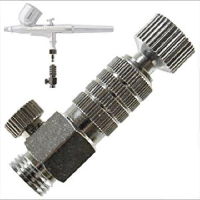 Quick Release/ Disconnect Coupler with Air Regulator for Airbrush