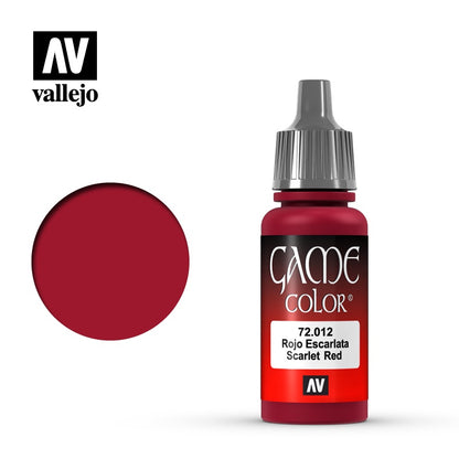 VALLEJO GAME COLOR I 72.001-72.018 Safe Pre-thinned Ready-to-spray Water-based Hobby Paint 17ML