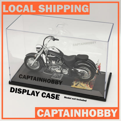 Display Case Vitrine for Hobby Motorbike Scale Model by Trumpeter Compitable with Tamiya Hasegawa Fujimi Motorcycle Bike