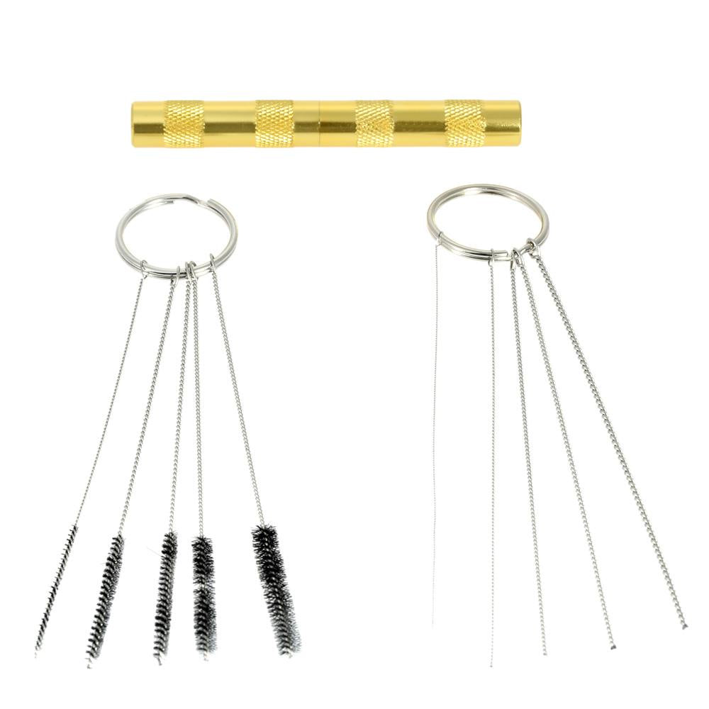 Practical Airbrush Cleaning Set 11 Pieces Needles Spray Gun Tools for Gunpla and Scale Model