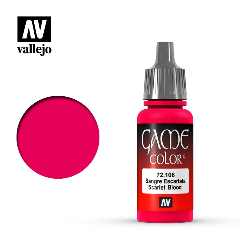 VALLEJO GAME COLOR/INK V 72.089-72.106 Safe Pre-thinned Ready-to-spray Water-based Hobby Paint 17ML for  Figure