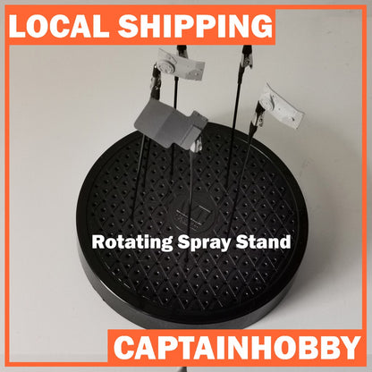Rotating Airbrush Spray Stand Paint Tool Turn Table