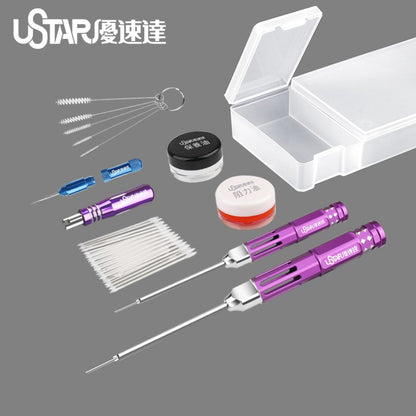Professional Airbrush Cleaning Kits Compitable by with Tamiya Mr. Hobby Iwata Harder & Steenbeck Infinity Paasche Badger