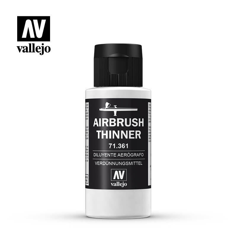 VALLEJO AUXILIARIES THINNER & VARNISH & MEDIUM Safe Pre-thinned Acrylic Hobby Paint 17ML for Hand Brushing & Airbrushing