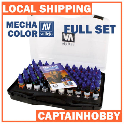VALLEJO MECHA COLOR 69.990 FULL COMPLETE SET 69.001-73.214 Pre-thinned Safe Water-based Hobby Paint for GUNDAM GUNPLA