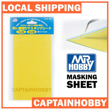 Mr Hobby FINELY SLIT Masking Sheet for Airbrushing Hand Brushing Painting Gundam Gunpla Tamiya Hobby Model