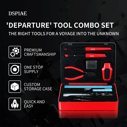 Premium 21-in-1 Hobby Tools Set DSPIAE – Side Cutter, Knife, File, Tweezer for Gunpla, Gundam Models