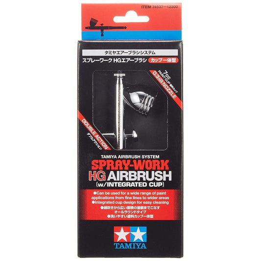 Tamiya Spray-Work HG Airbrush 74537 – Double Action Airbrush for Gunpla, Gundam & Scale Model Painting