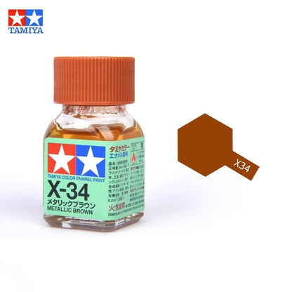 Tamiya Enamel Paints (Gloss) X1-X34 For Gundam Model