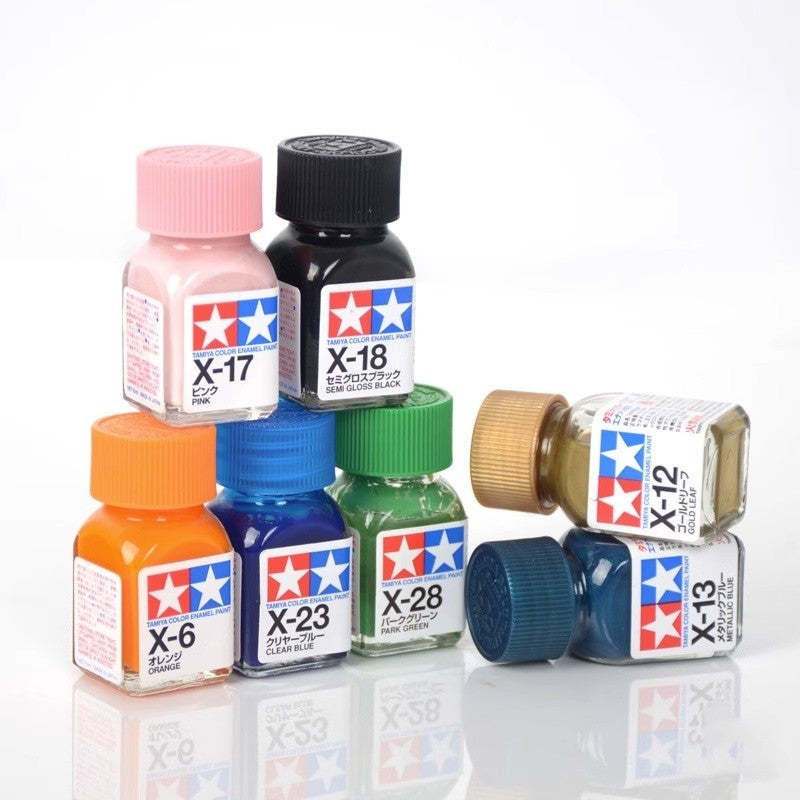 Tamiya Enamel Paints (Gloss) X1-X34 For Gundam Model