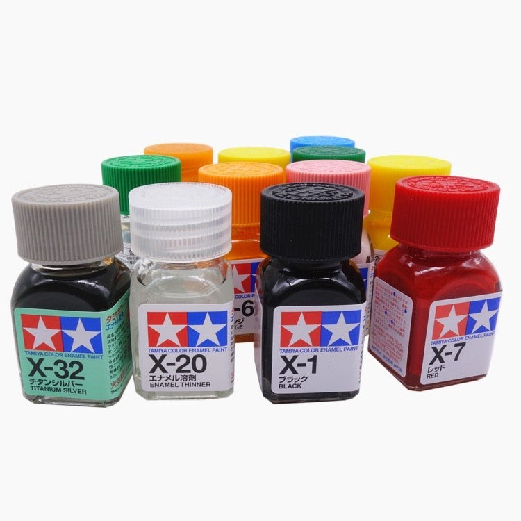 Tamiya Enamel Paints (Gloss) X1-X34 For Gundam Model