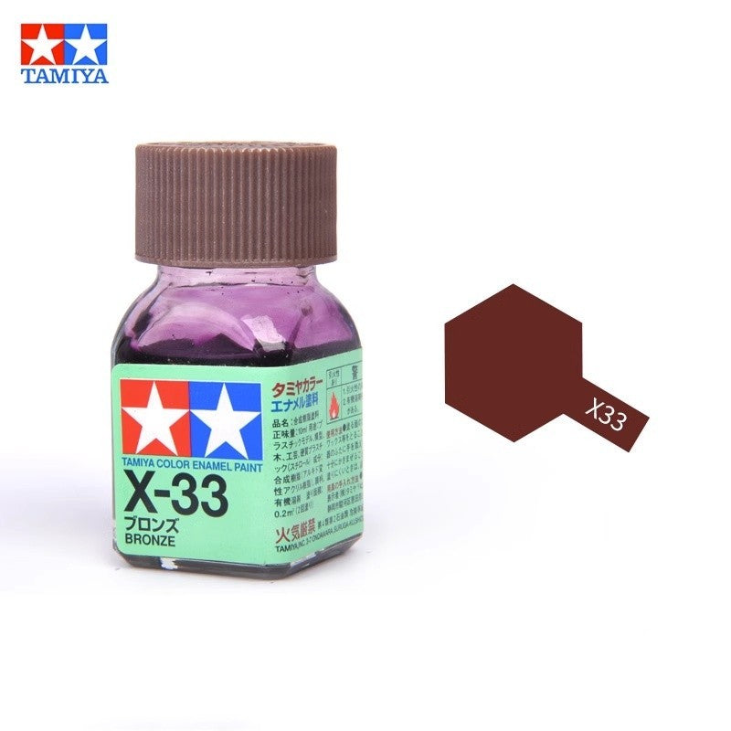 Tamiya Enamel Paints (Gloss) X1-X34 For Gundam Model