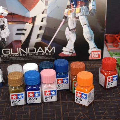 Tamiya Enamel Paints (Gloss) X1-X34 For Gundam Model