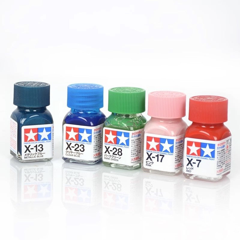 Tamiya Enamel Paints (Gloss) X1-X34 For Gundam Model