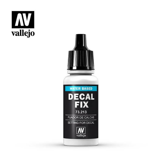 VALLEJO DECAL FIX AV73213 Safe Pre-thinned Acrylic Hobby Paint 17ML for Hand Brushing & Airbrushing
