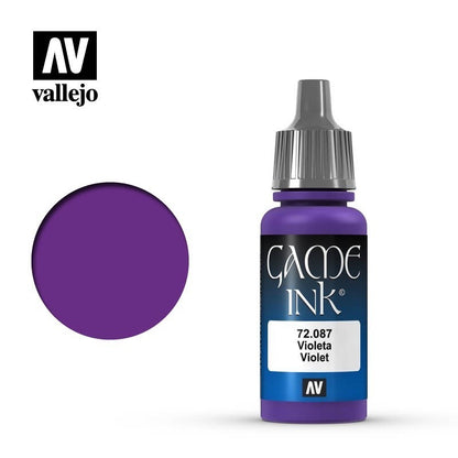 VALLEJO GAME COLOR/INK IV 72.055-72.088 Safe Pre-thinned Ready-to-spray Water-based Hobby Paint 17ML for Warhammer 40k