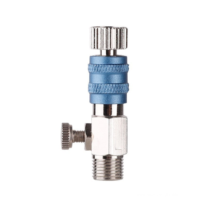 Airbrush Quick Release Disconnect Coupling Adaptor (1/8'') BY Ustar 90051 With Air Flow Adjustment/Control