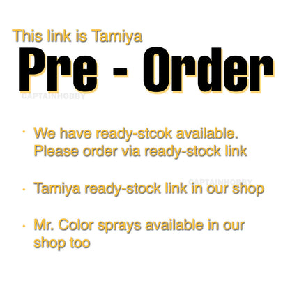 [Pre-order] Tamiya TS Color Spray Paint TS-1 to TS-102 –Lacquer Spray for Plastic Model Kit