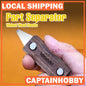 Model Part Separator Tool with Walnut Wood Handle | Gundam Hobby Disassembler with Fine Tip Blade