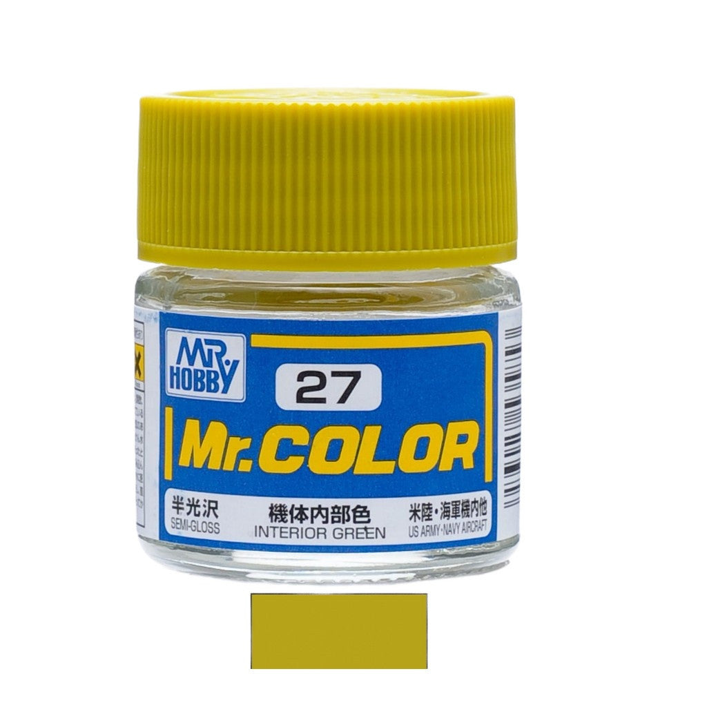 [SG Local] Mr. Color C1-C58 Lacquer Paint 10ml by Mr. Hobby for Gundam Gunpla Airbrush & Scale Model