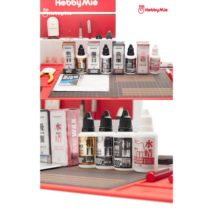 🇸🇬 HobbyMio Model Polishing Compound & Wax – 600/5000/8000 Grit Polisher for Car Plastic Models