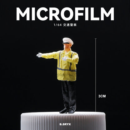 Miniature Figures 1/64 Scale – Realistic People Figurines for Die-Cast Model Cars & Diorama Props