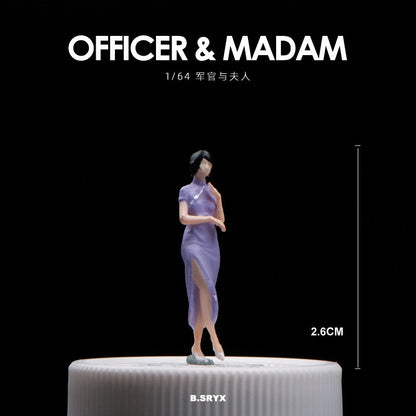 1/64仿真人偶模型微缩玩具手办迷你小人场景摆件道具沙盘搭配人物