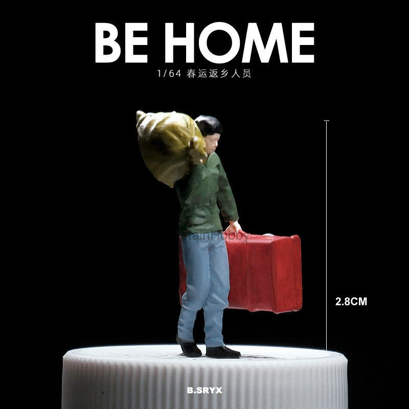 Miniature Figures 1/64 Scale – Realistic People Figurines for Die-Cast Model Cars & Diorama Props