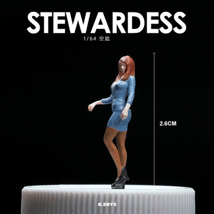Miniature Figures 1/64 Scale – Realistic People Figurines for Die-Cast Model Cars & Diorama Props