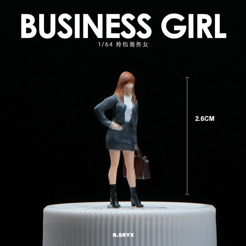Miniature Figures 1/64 Scale – Realistic People Figurines for Die-Cast Model Cars & Diorama Props