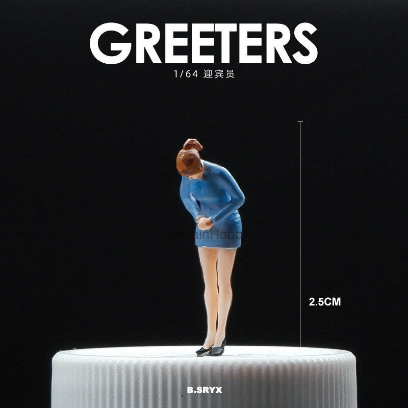 Miniature Figures 1/64 Scale – Realistic People Figurines for Die-Cast Model Cars & Diorama Props