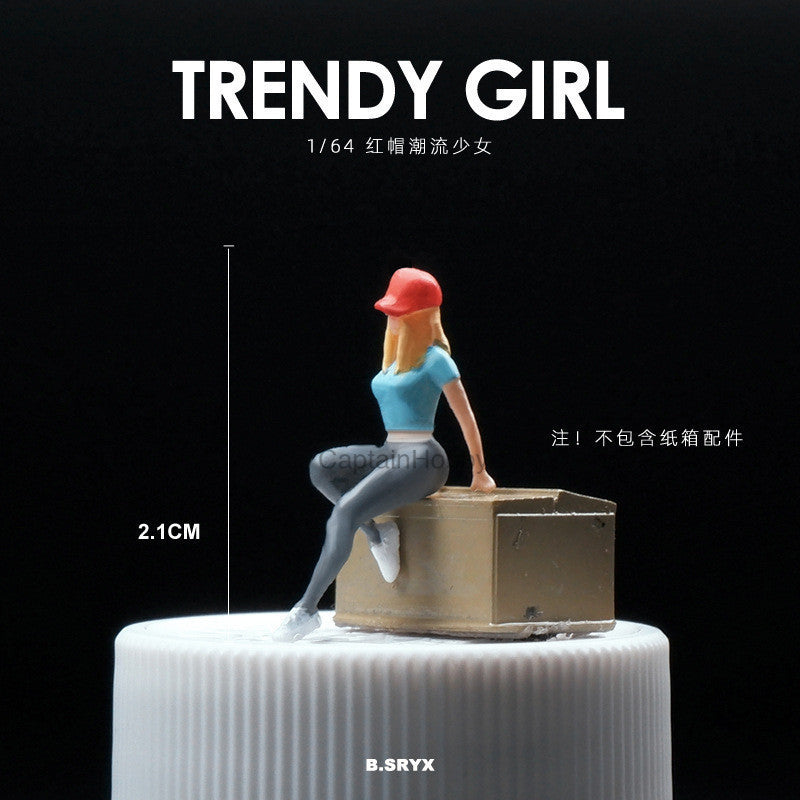 Miniature Figures 1/64 Scale – Realistic People Figurines for Die-Cast Model Cars & Diorama Props