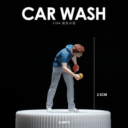 Miniature Figures 1/64 Scale – Realistic People Figurines for Die-Cast Model Cars & Diorama Props