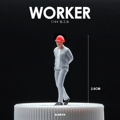 Miniature Figures 1/64 Scale – Realistic People Figurines for Die-Cast Model Cars & Diorama Props