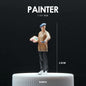 Miniature Figures 1/64 Scale – Realistic People Figurines for Die-Cast Model Cars & Diorama Props