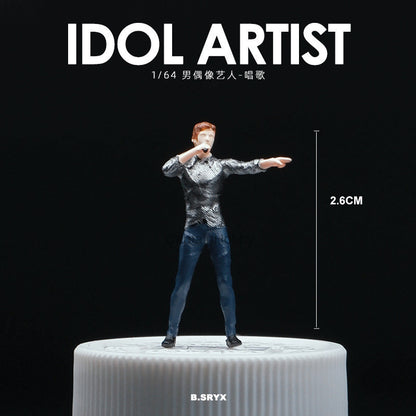 Miniature Figures 1/64 Scale – Realistic People Figurines for Die-Cast Model Cars & Diorama Props