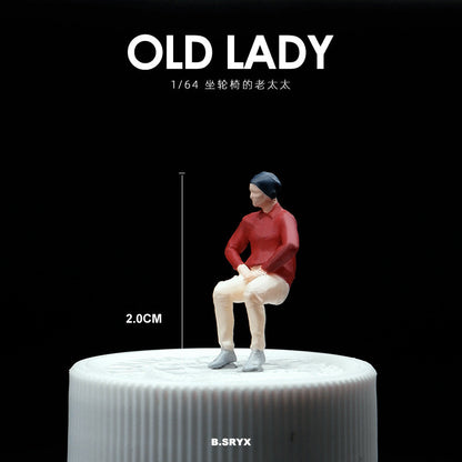 1/64仿真人偶模型微缩玩具手办迷你小人场景摆件道具沙盘搭配人物